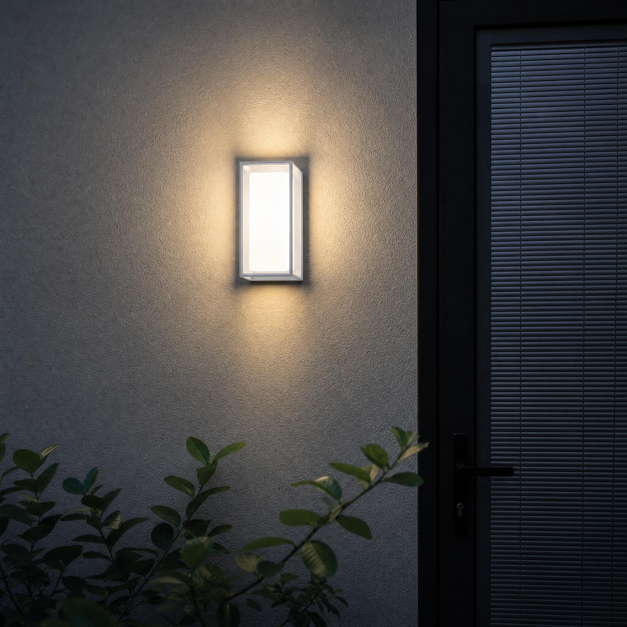 VK Light Neon LED стенна лампа IP65, правоъгълна