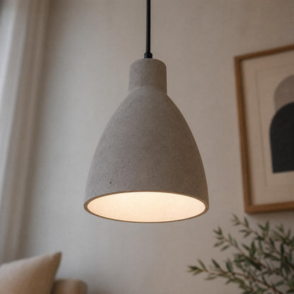 VK Light Remy E27 висяща бетонна лампа