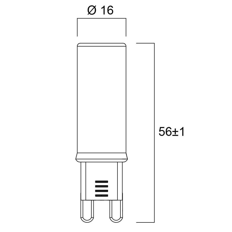 LED žárovka Sylvania RETRO G9 2700K 4.2W