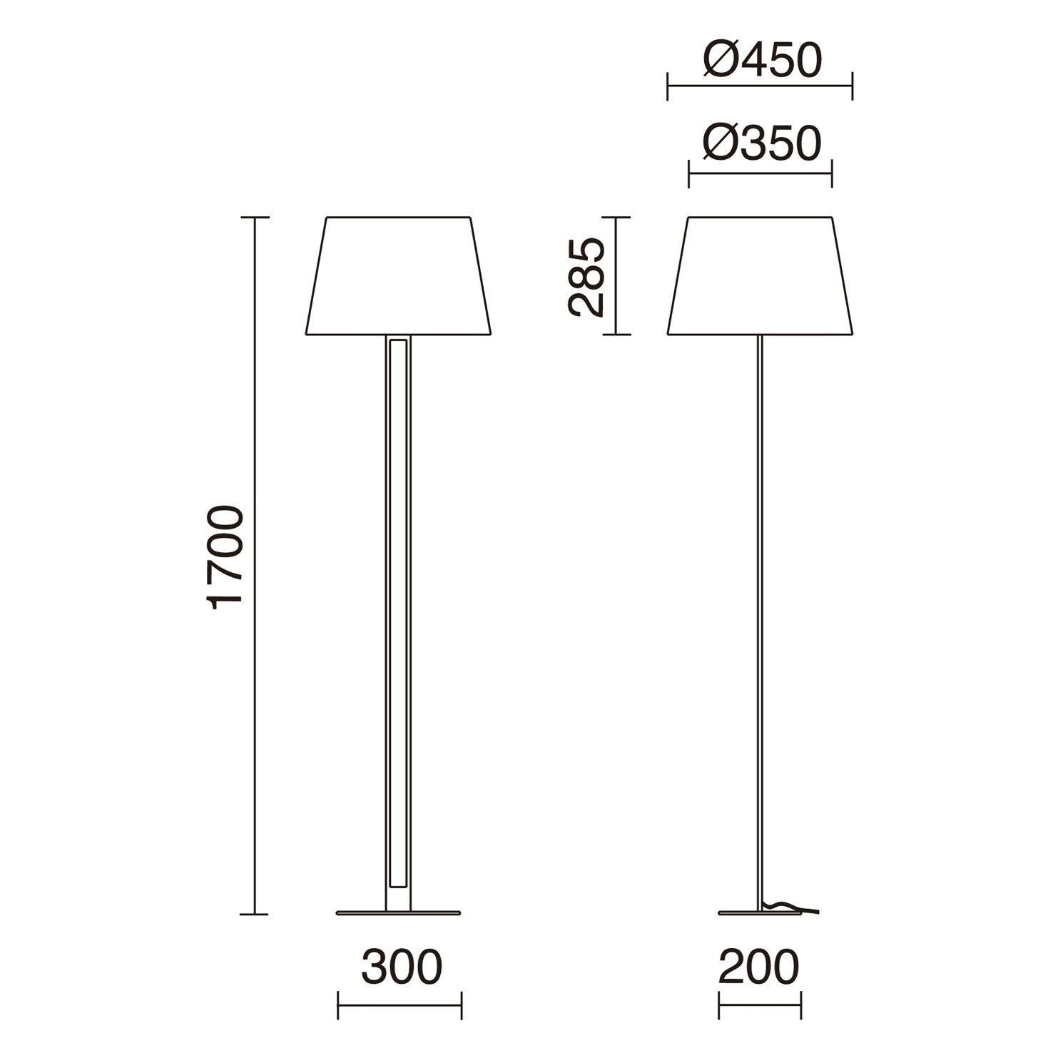 Exo Classical F E27 stojací svítidlo stříbrné