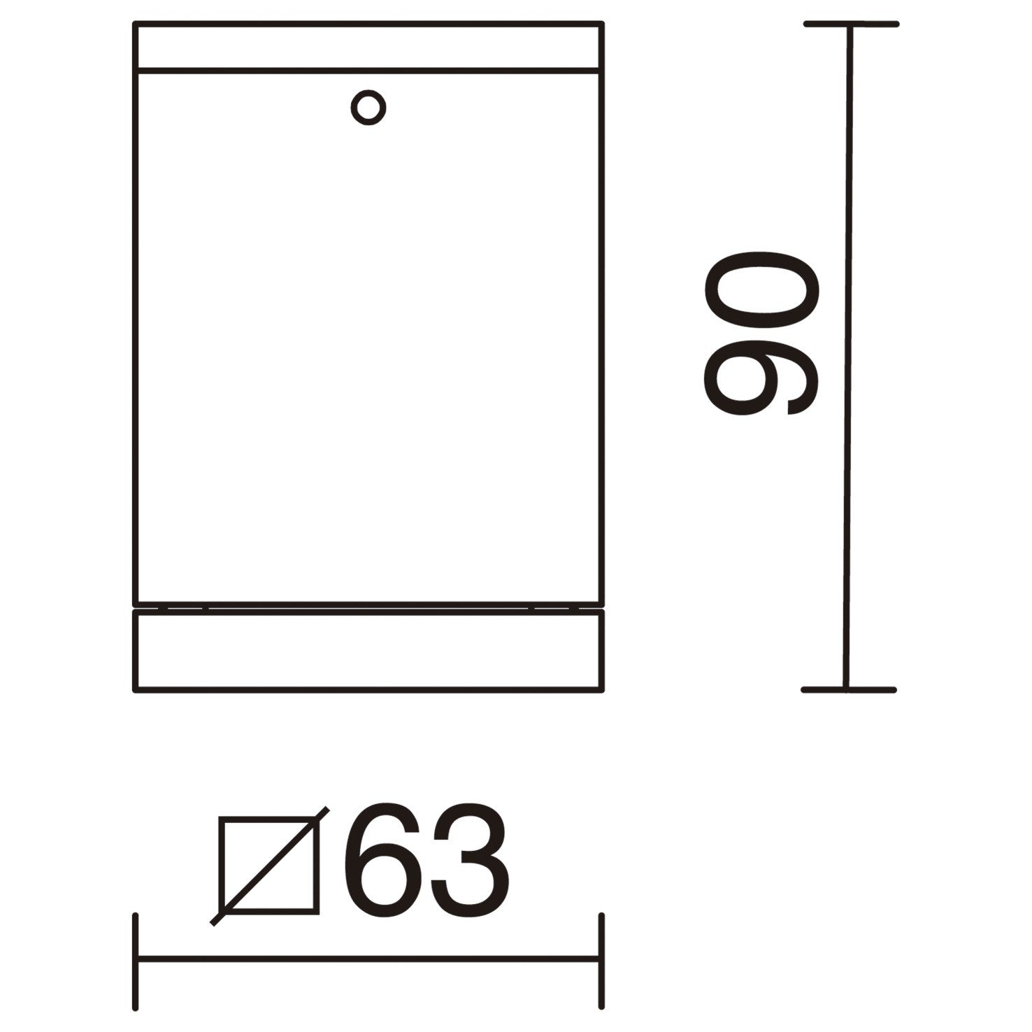 Dopo Cub C GU10 přisazené svítidlo bílé