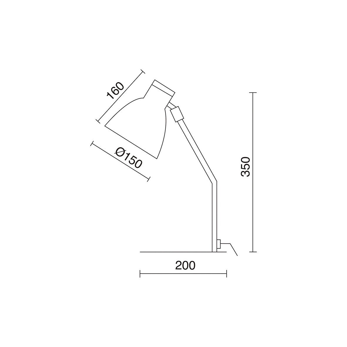 Exo Valan T E27 stolní svítidlo modrá