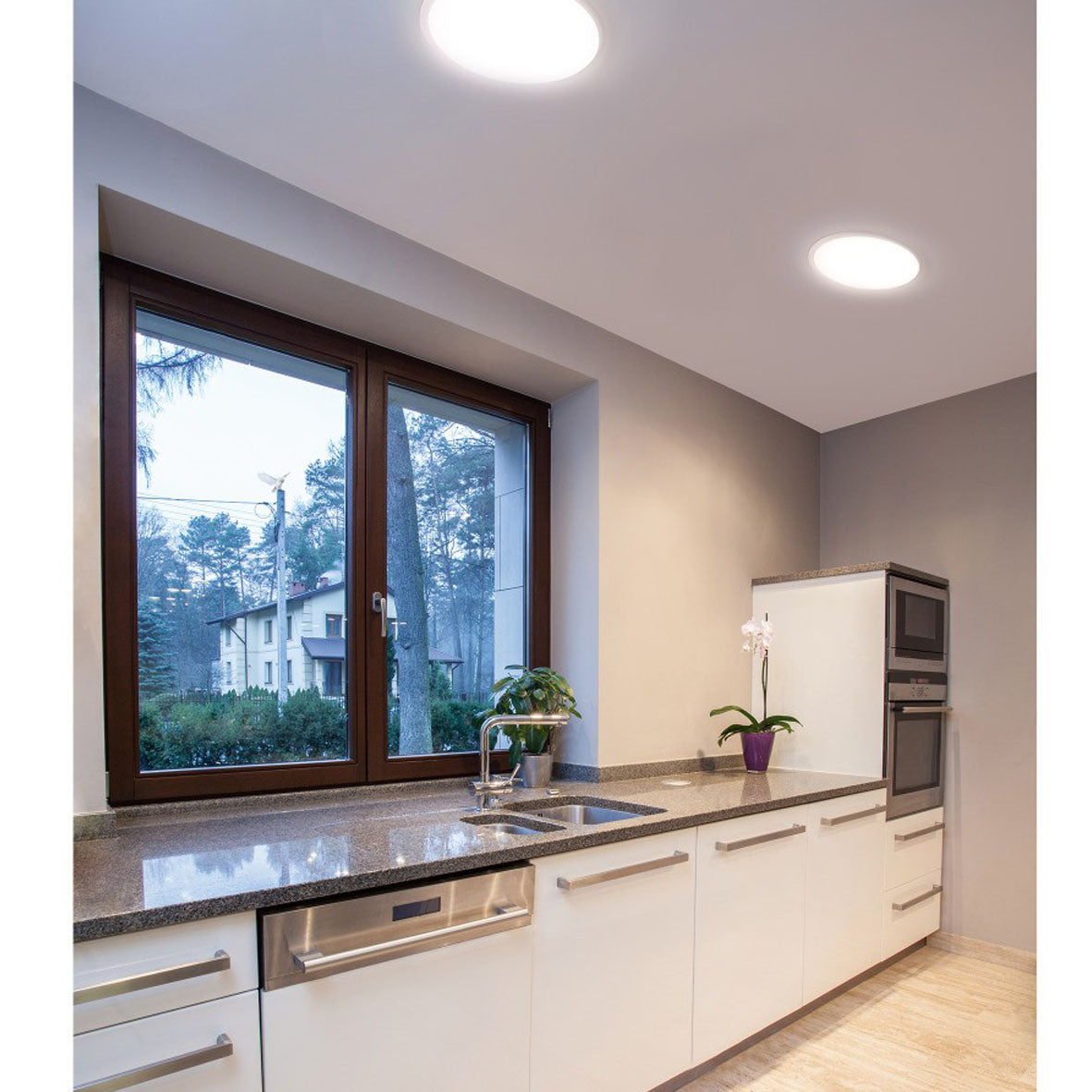 Indeluz Carme Rimless LED přisazené svítidlo