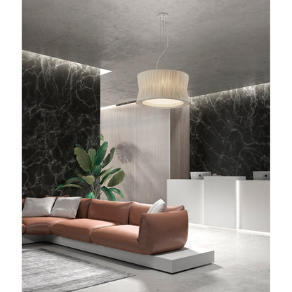 Exo Cora P E27 závěsné svítidlo béžové