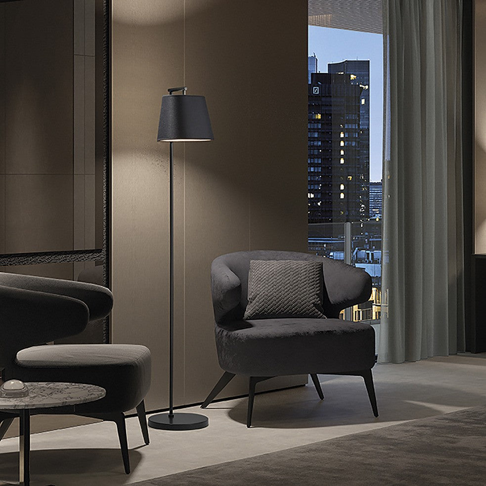 Exo Nemo F E27 stojací svítidlo hnědé