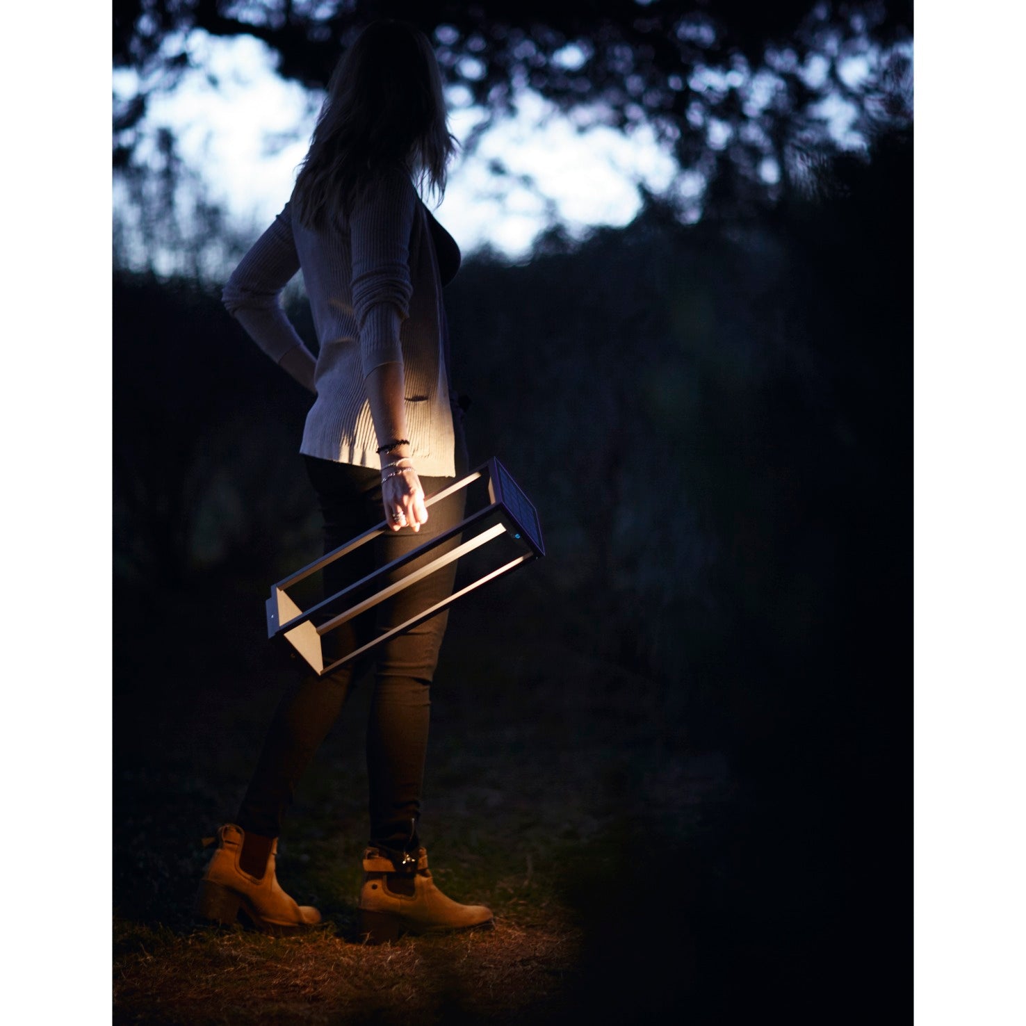 Dopo Solei LED sloupkové antracitové solární svítidlo