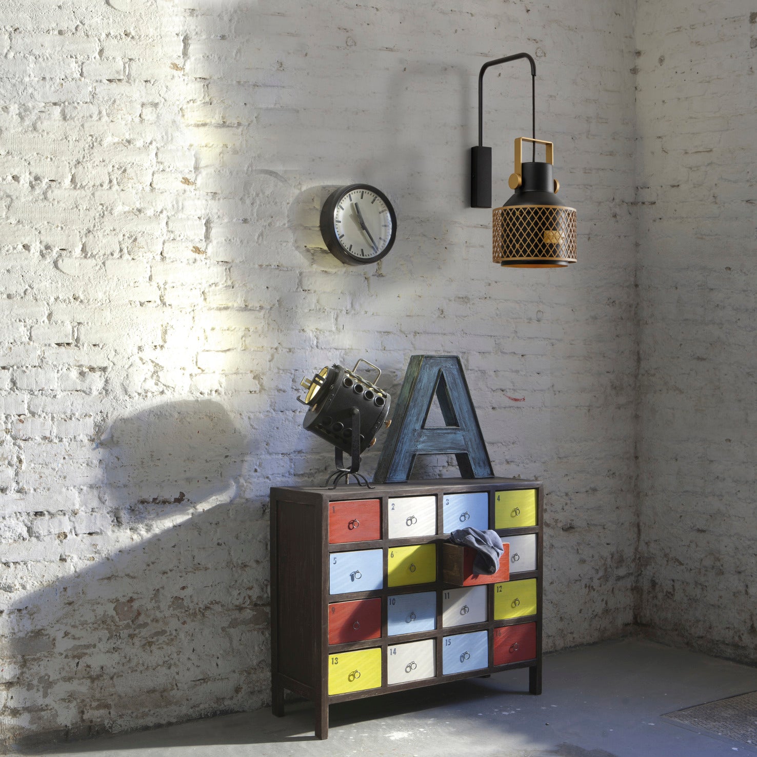 Exo Tosca E27 nástěnné svítidlo černé