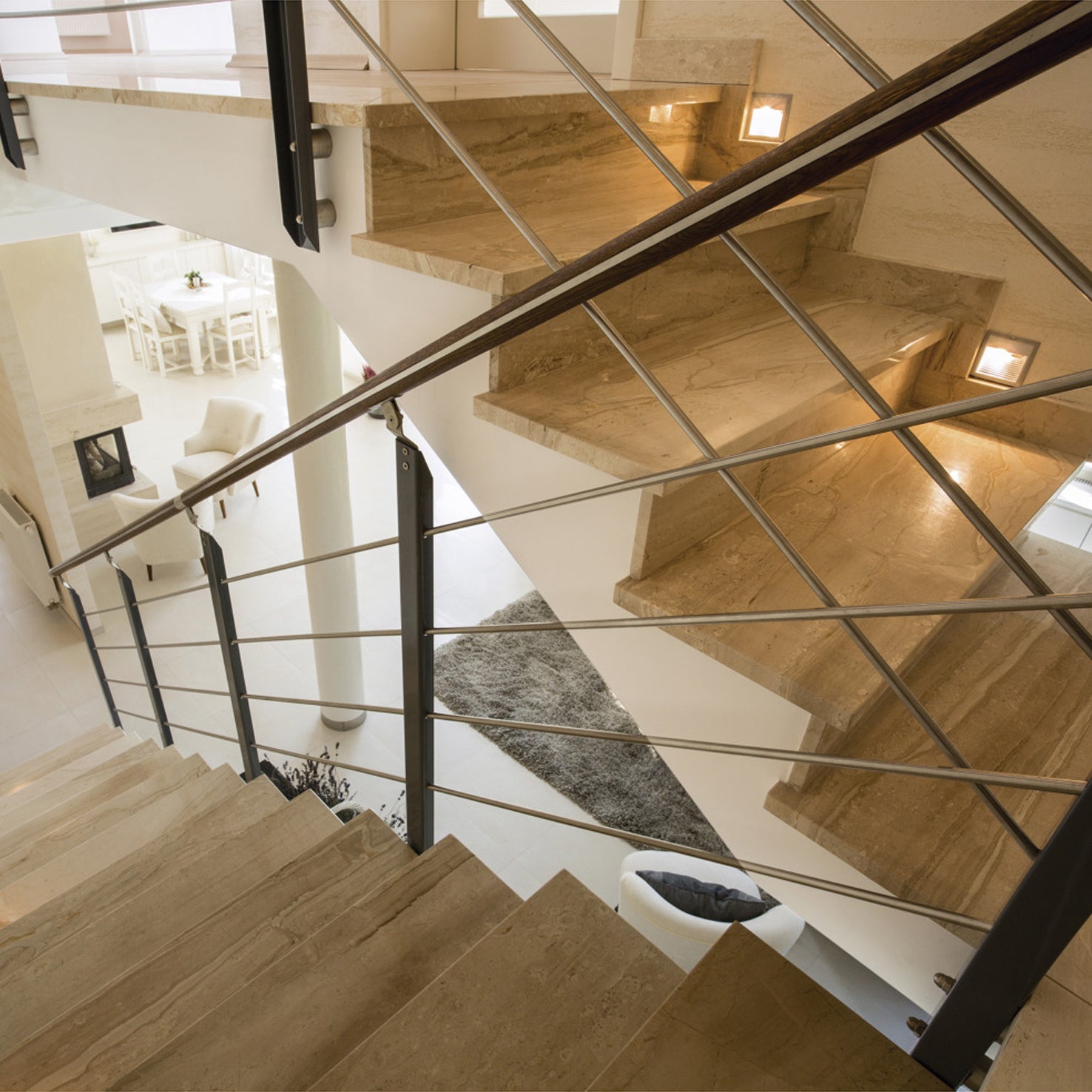 Indeluz Window 2 LED zápustné svítidlo stříbrné