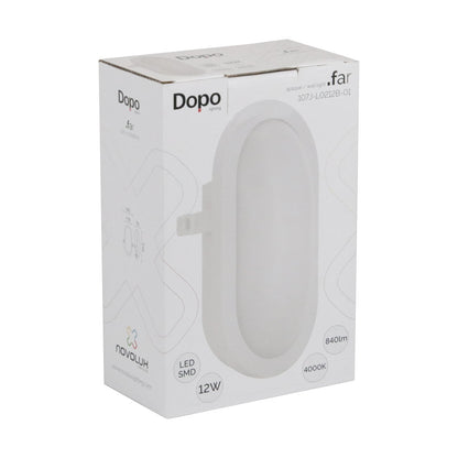Dopo Far Oval LED přisazené svítidlo bílé