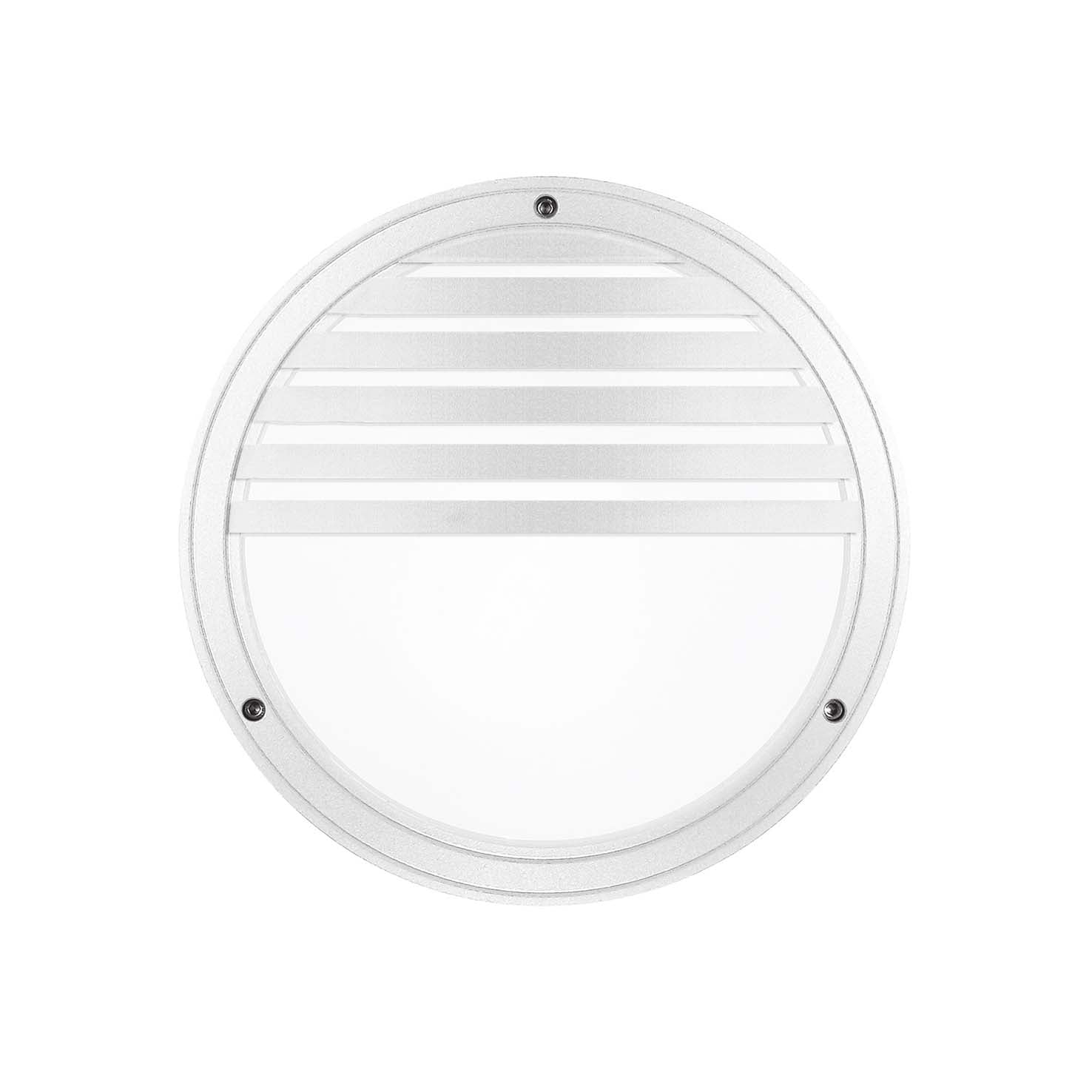 Cristher Daira 280mm LED přisazené svítidlo s mřížkou bílé