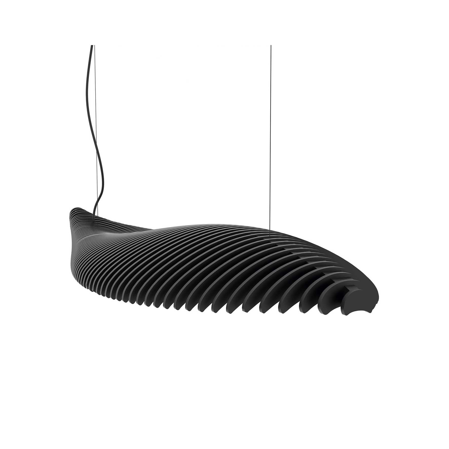 Exo Fish LED závěsné svítidlo černé