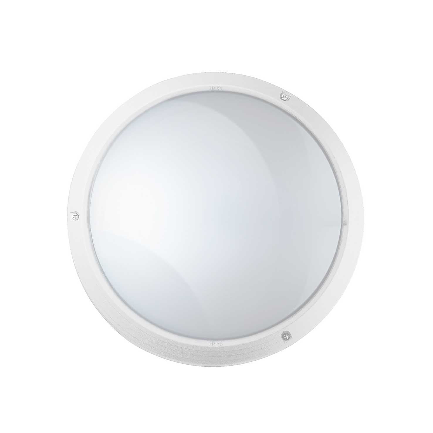 Cristher Plaff round E27 přisazené svítidlo bílé