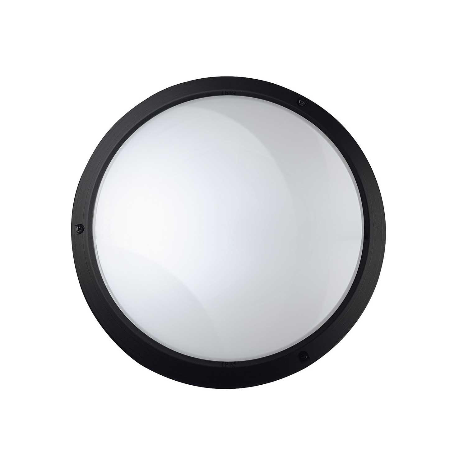 Cristher Plaff round E27 přisazené svítidlo černé