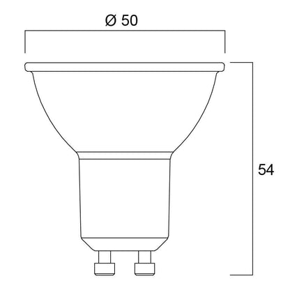 LED žárovka Sylvania Refled GU10 2700K 6W